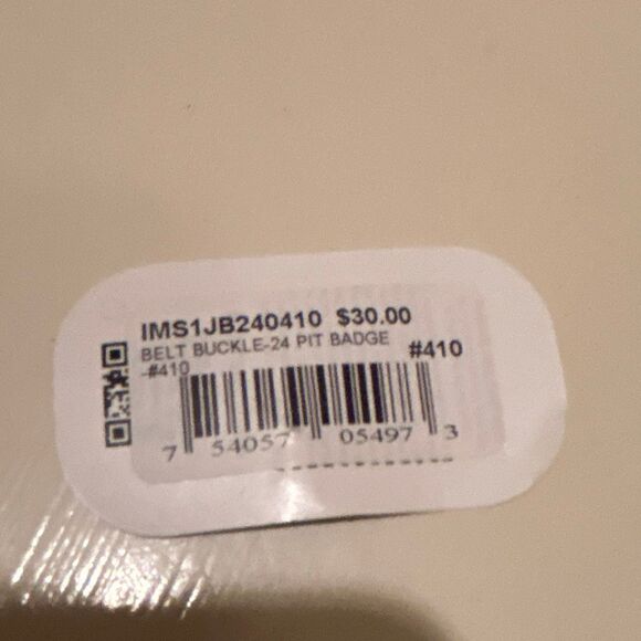 Indy 500 Pit Badge Belt Buckle 2024 Limited Edition Bronze Johnny Rutherford - Picture 8 of 9